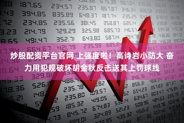 炒股配资平台官网 上强度啦！高诗岩小防大 奋力用犯规破坏胡金秋反击送其上罚球线